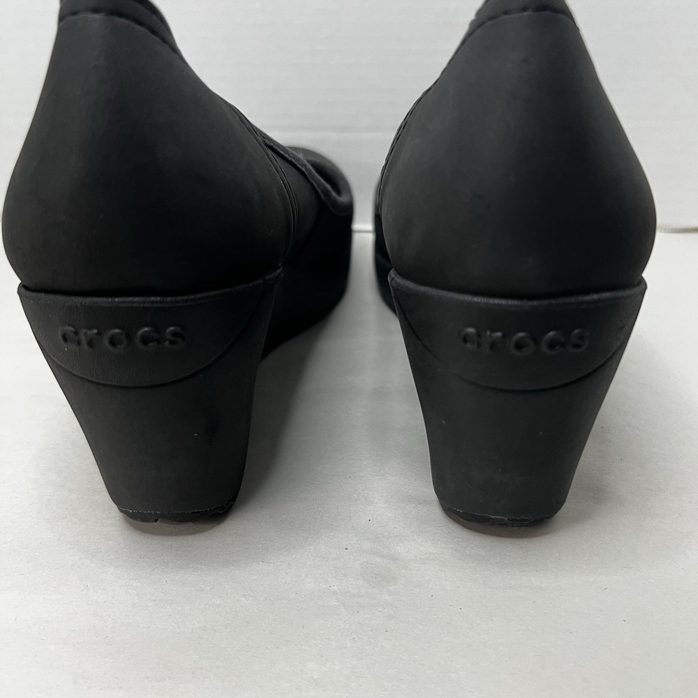 CROCS Black Women's Heels - Picture 3 of 5